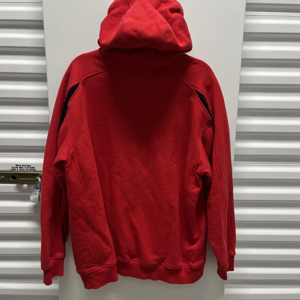 Vintage Y2K Nike Ohio State Buckeyes Mens Hoodie Large Red Sweatshirt College